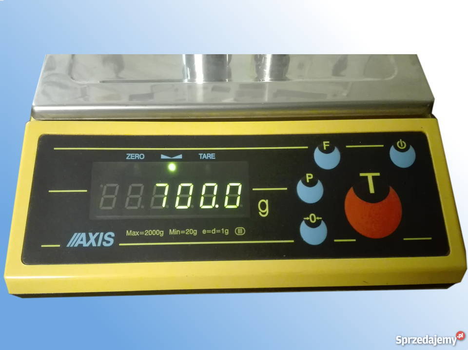 Elektroniczna waga 2000g Axis legalizacja Pozostałe Nowa Wieś
