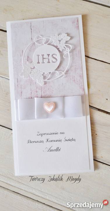 Zaproszenia na Pierwszą Komunię Święta dużo Słupsk