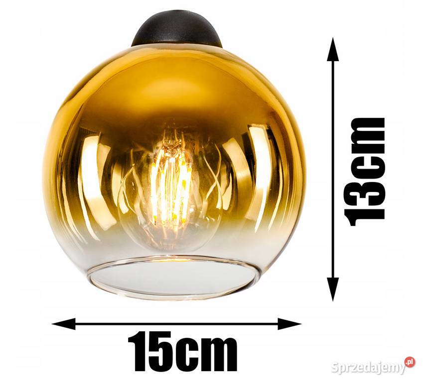SZKLANA LAMPA WISZĄCA SUFITOWA ŻYRANDOL KULE Choroszcz sprzedam