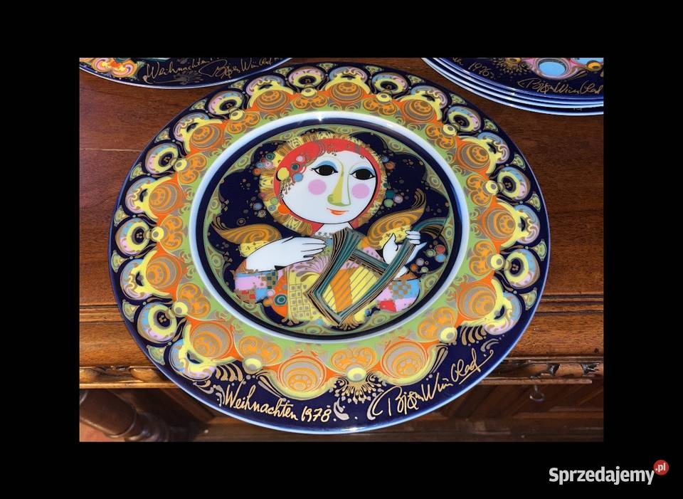Patera Wiinblad Rosenthal Boże Narodzenie 1976 Gdańsk