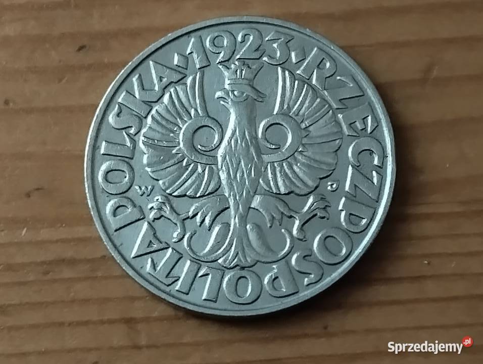 Moneta 50 groszy 1923r II RP Warszawa