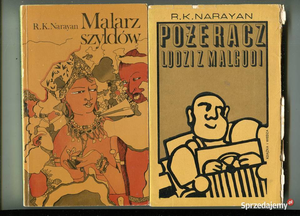 Pożeracz ludzi z Malgudi Malarz szyldów Narayan Szczecin sprzedam