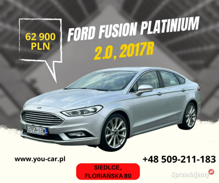Ford Fusion Ford Fusion Mondeo Platinium wspomaganie kierownicy Siedlce