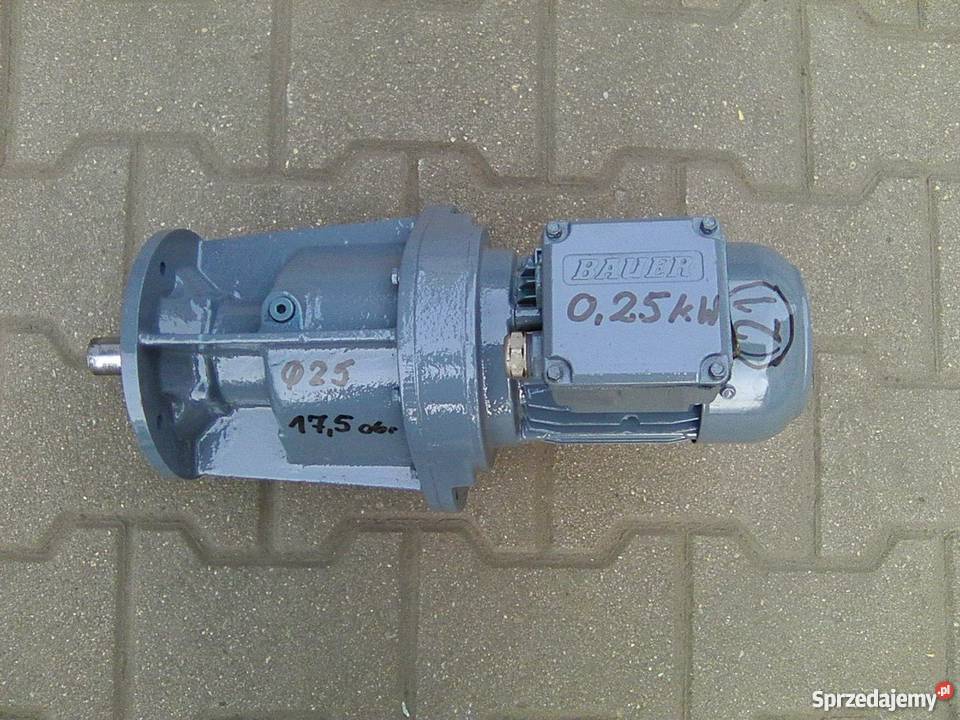 Motoreduktor 025 kW 175 obr 3faz Produkcja Leszno