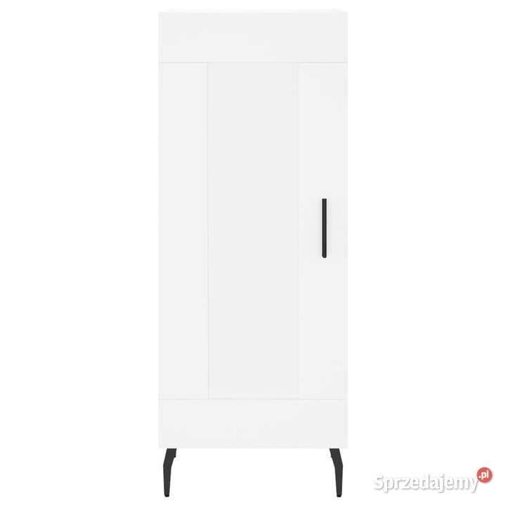 Wysoka szafka biała 345x34x180 materiał mazowieckie Warszawa