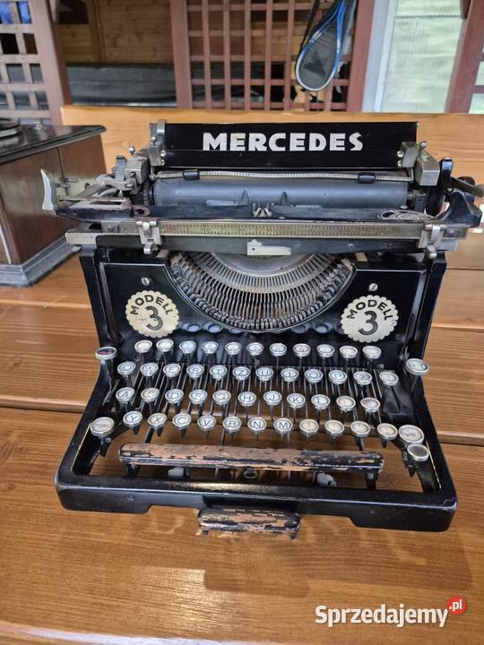 Zabytkowa maszyna do pisania Mercedes śląskie Zaborze sprzedam