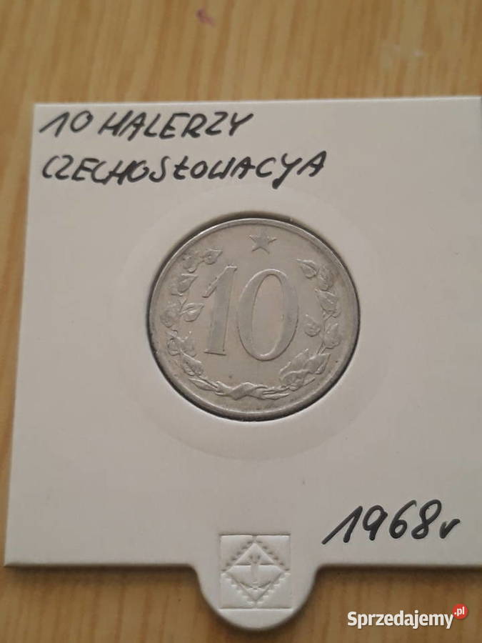 10 Halerzy Czechosłowacja 1967 i 1968 r Numizmatyka Konin