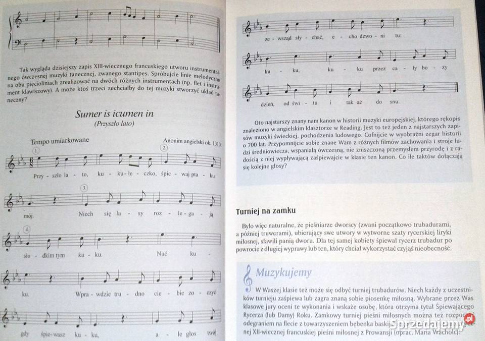 Świat muzyki Podręcznik Klasy 13 Wacław Panek lubelskie Chełm