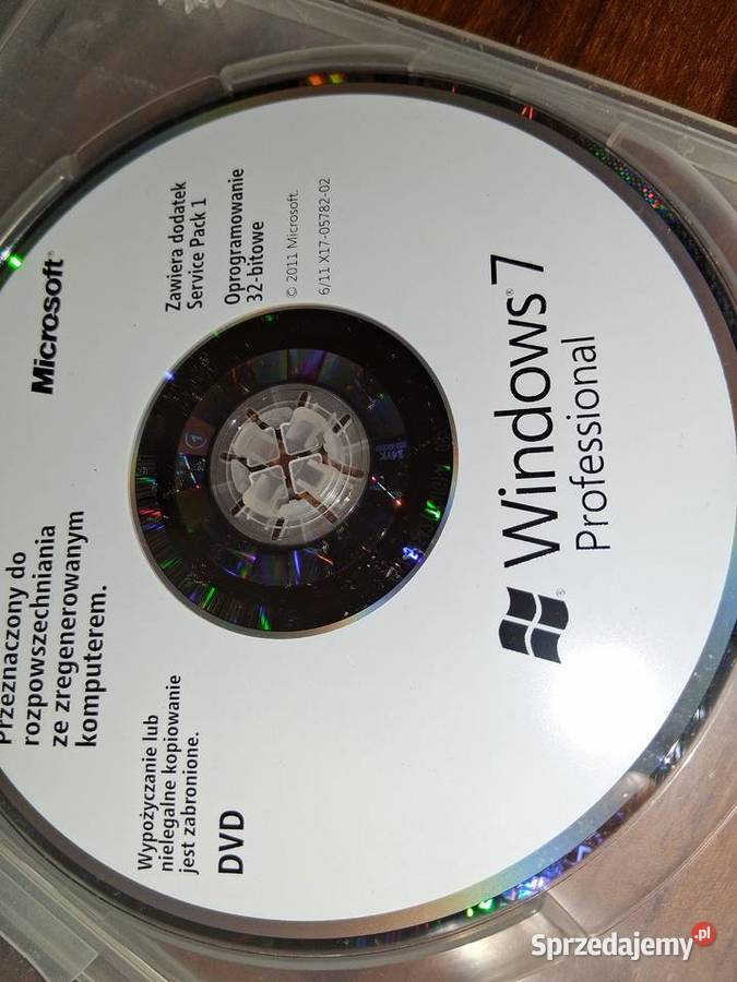 System Windows 7 Professional 32Bit Oprogramowanie Poznań