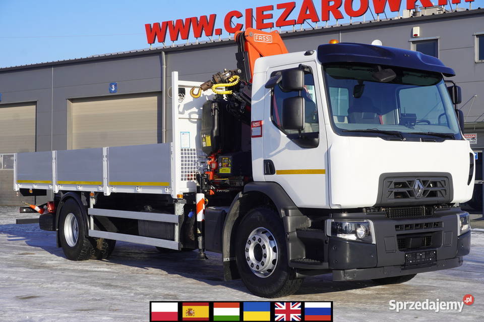 Renault C280 DTI 8 HDS Fassi F135A22 Pilot tachograf Dźwigi samochodowe małopolskie Kraków