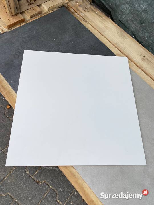 Płytka GRES biały matowa satyna 60x60 nowość Zakopane