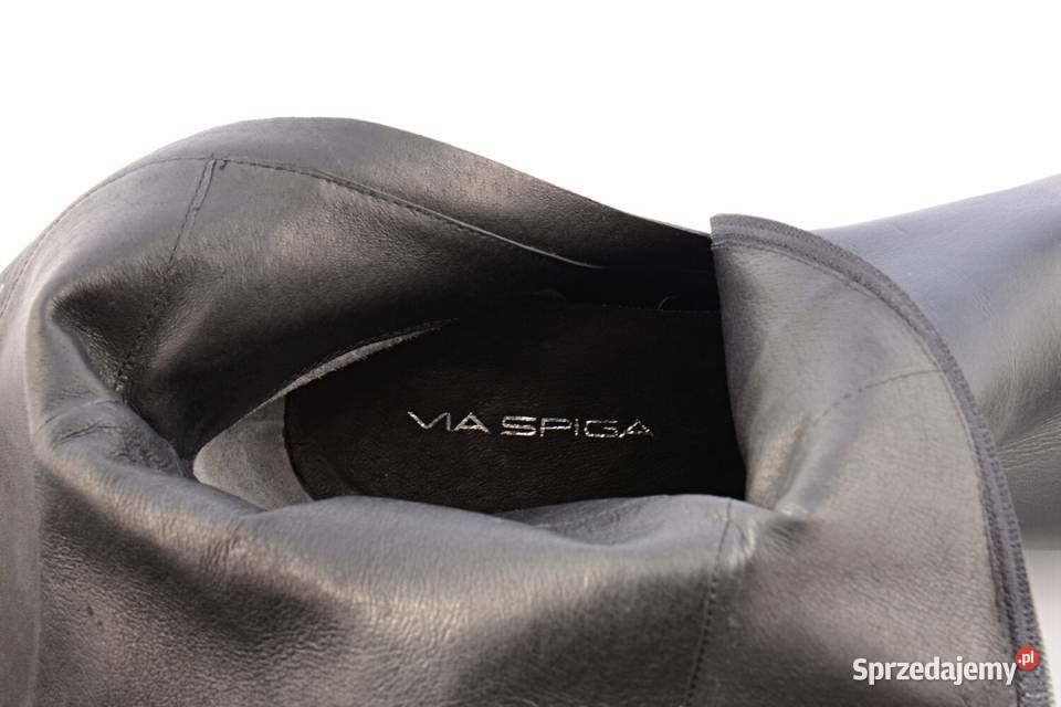 DELIKATNIE PIKANTNE kozaki szpilki Via Spiga Kozaki Białystok