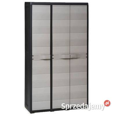 vidaXL Szafa ogrodowa z 4 półkami Warszawa sprzedam