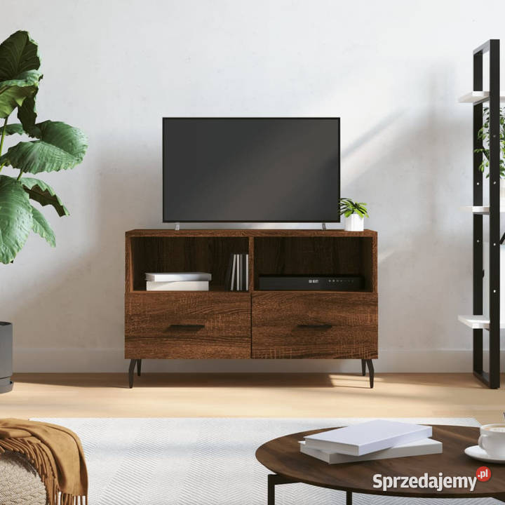 Szafka pod telewizor brązowy dąb 80x36x50 Warszawa sprzedam