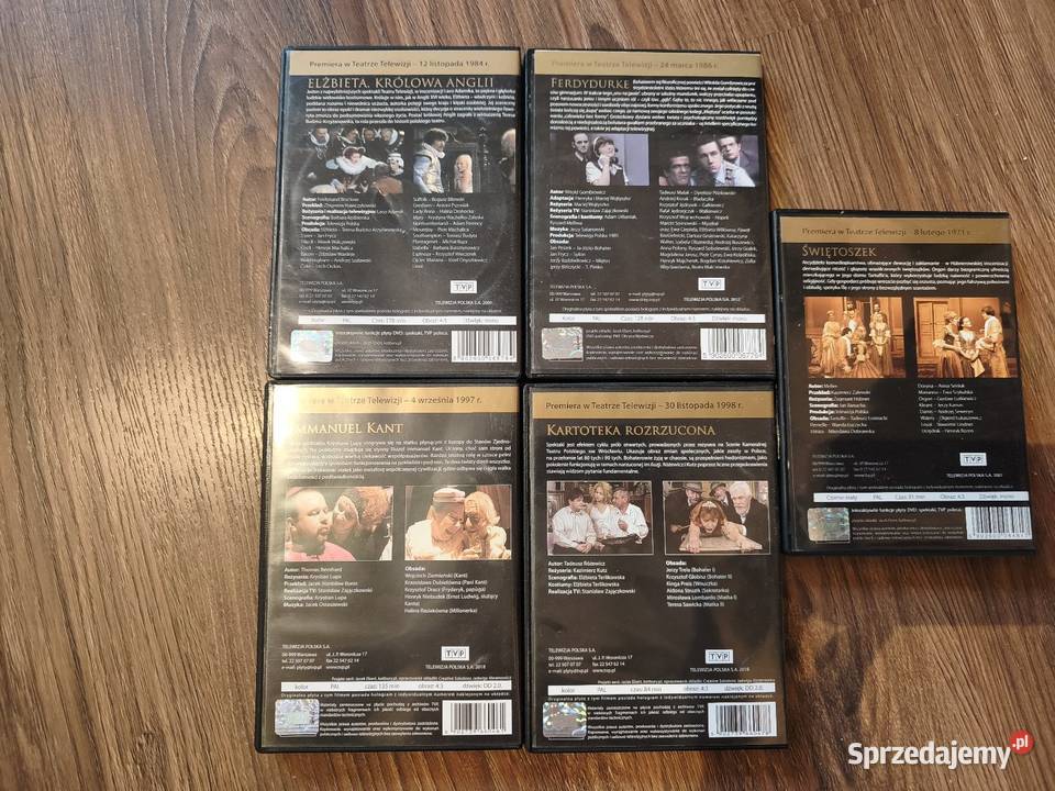 Kolekcja 5 DVD Złota Setka Teatru Telewizji DVD Szczyrk sprzedam
