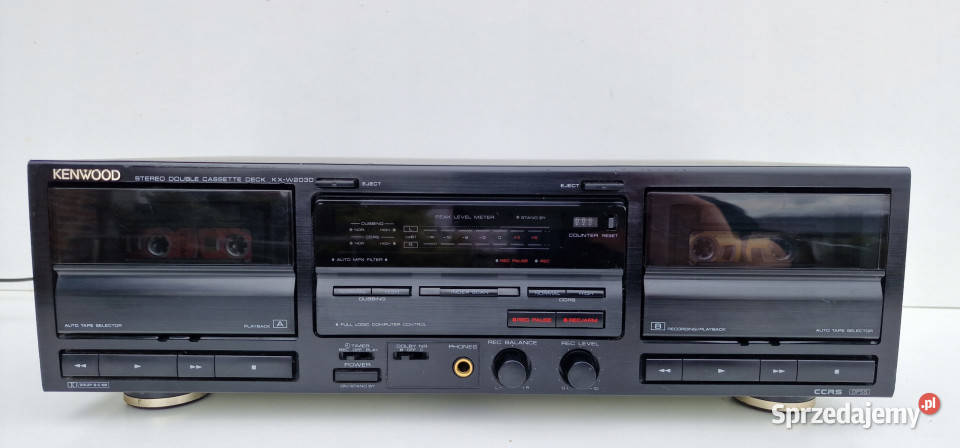 Kenwood magnetofon dwukasetowy KX W 2030 KXW2030 Elektronika Międzychód sprzedam