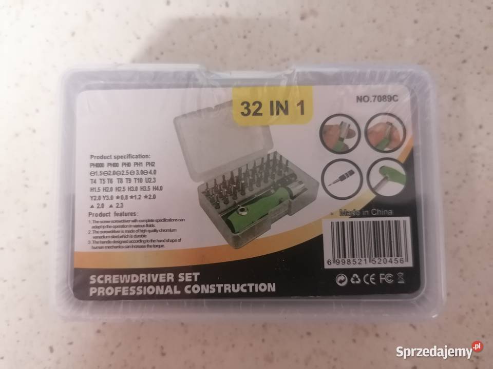 Zestaw precyzyjnych wkrętaków 32x1 Rybnik