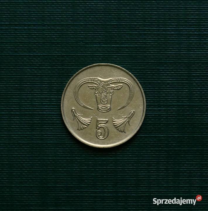 CYPR 5 centów 1987r Numizmatyka Gliwice
