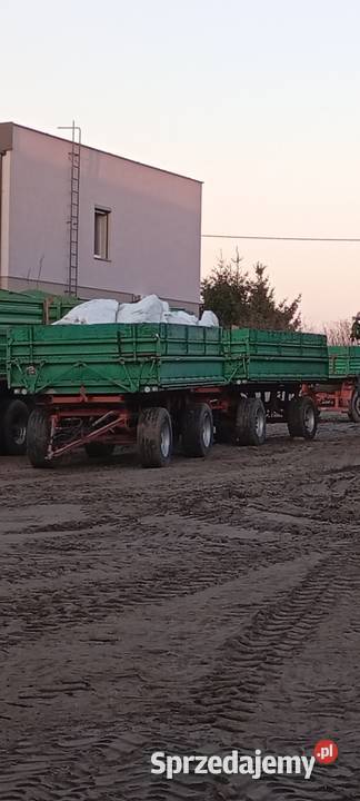 Przyczepy IFA HW 6011 Niemka szóstka i Autosan wielkopolskie Kórnik