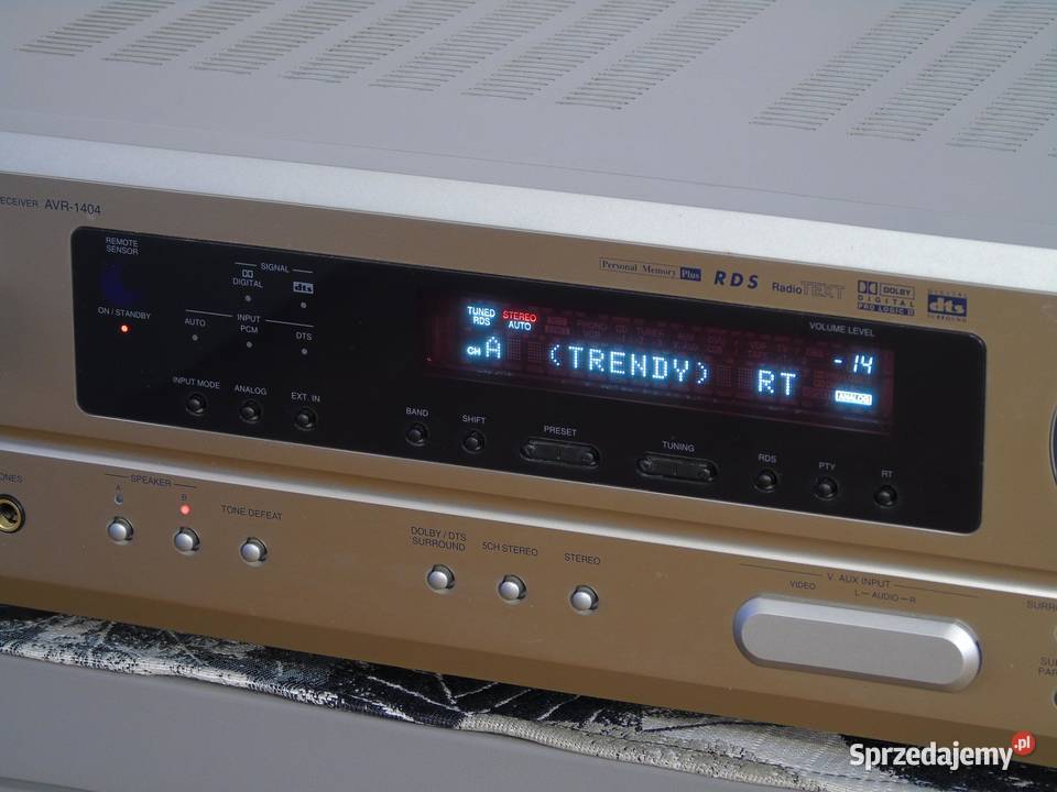 Amplituner Denon AVR1404 RDS mocny i sprawny Jasło