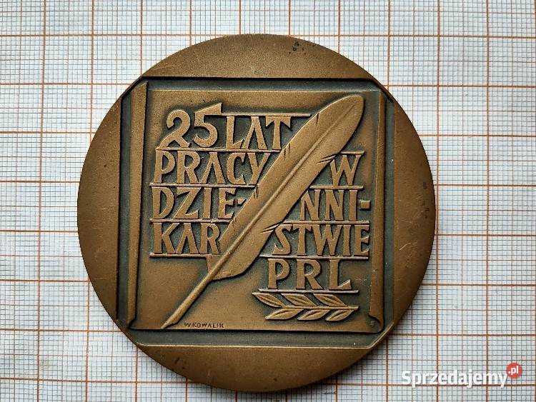 Medal PRL Stowarzyszenie Dziennikarzy Polskich wielkopolskie