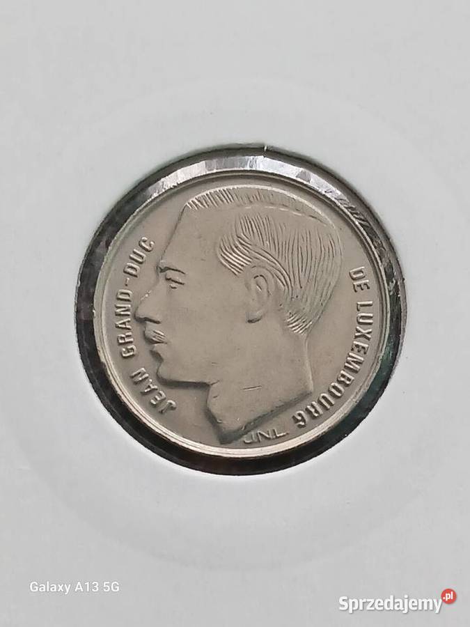 1 Frank Luksemburg 1990 r UNC wielkopolskie Konin