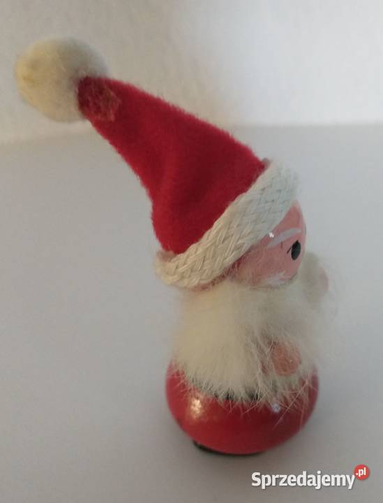 Stary drewniany Mikołaj Boże Narodzenie wielkopolskie