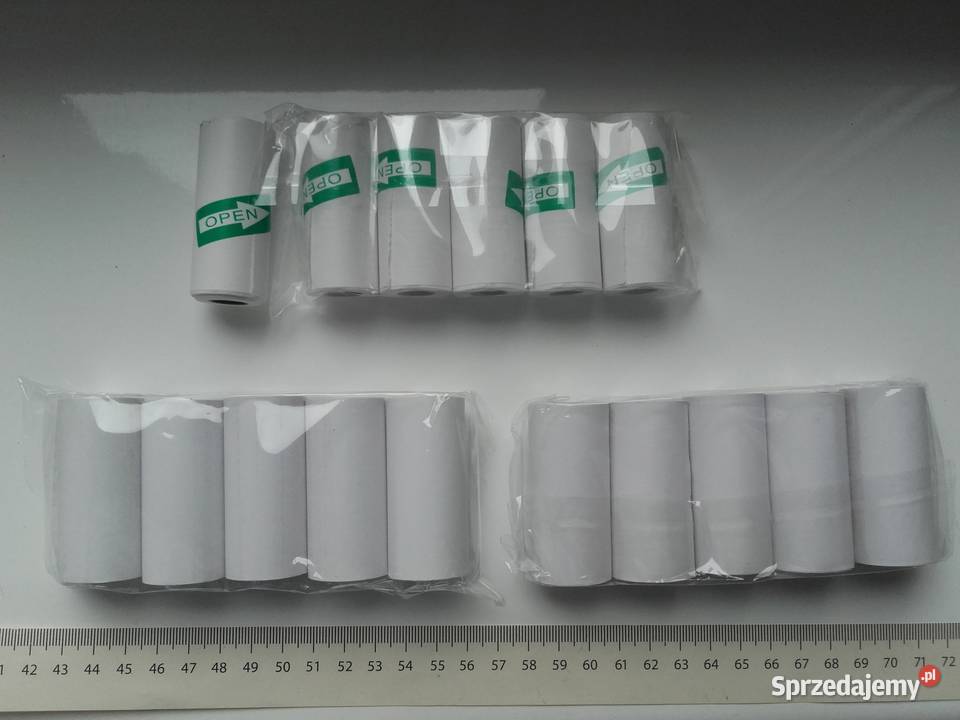Rolki przylepne do mini drukarki termicznej 57mm Bydgoszcz