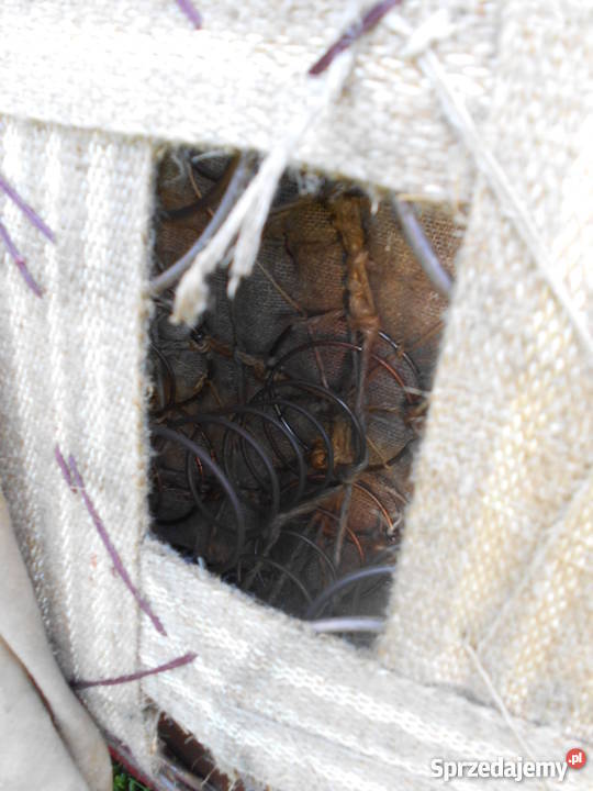 Stary Fotel Drewniany Zabytek na Sprężynach Wrocław sprzedam