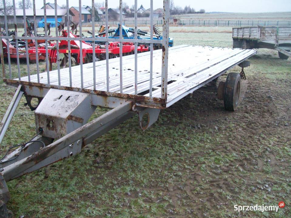 Przyczepa do balotów skrzyniopalet Zawiercie sprzedam