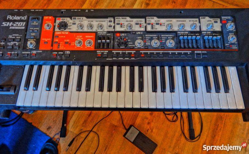 OKAZJA ! Syntezator ROLAND SH-201 + pedał ekspresji Warszawa