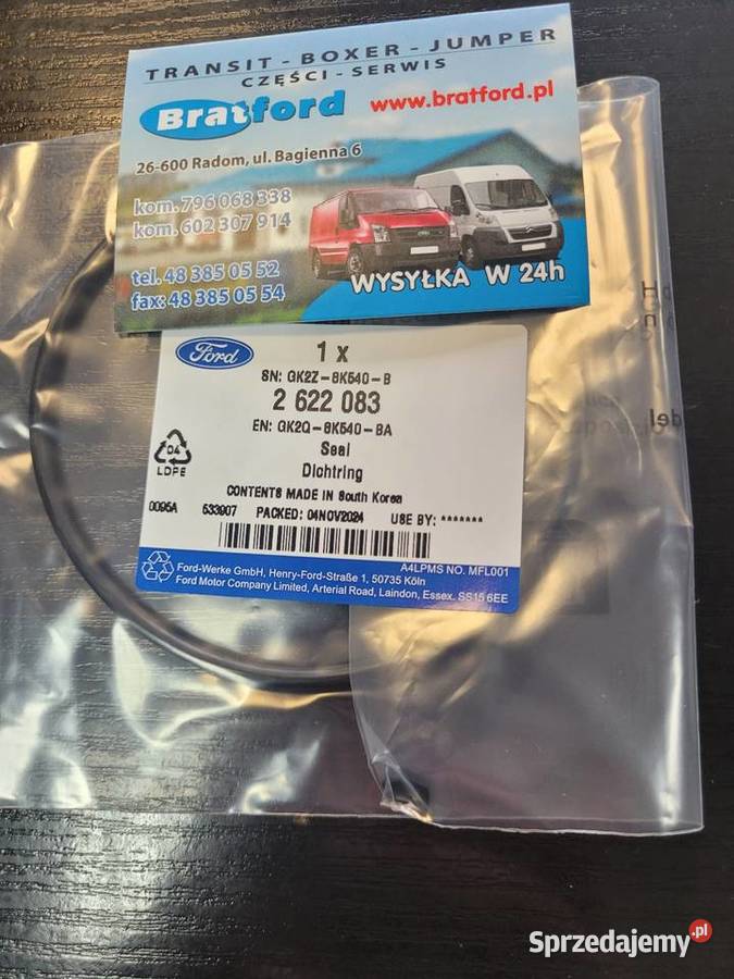 USZCZELKA POMPY WODY FORD 2622083 GK2Q8K540BA Pozostałe mazowieckie Radom sprzedam