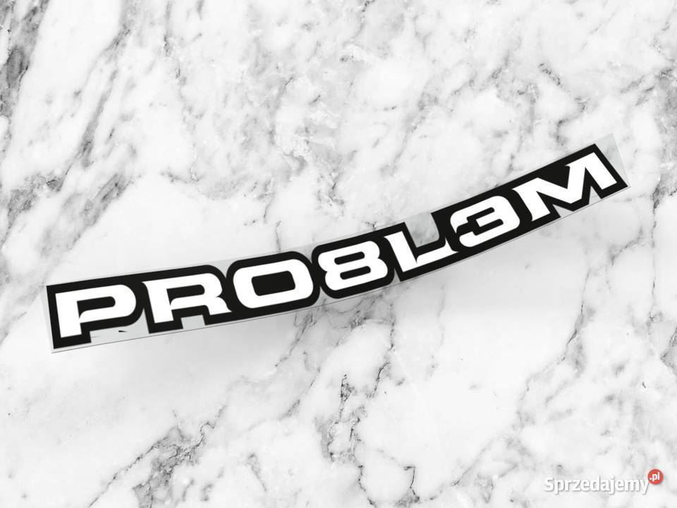 Naklejka K13 PRO8L3M 15 x 12 problem ground zero Naklejki