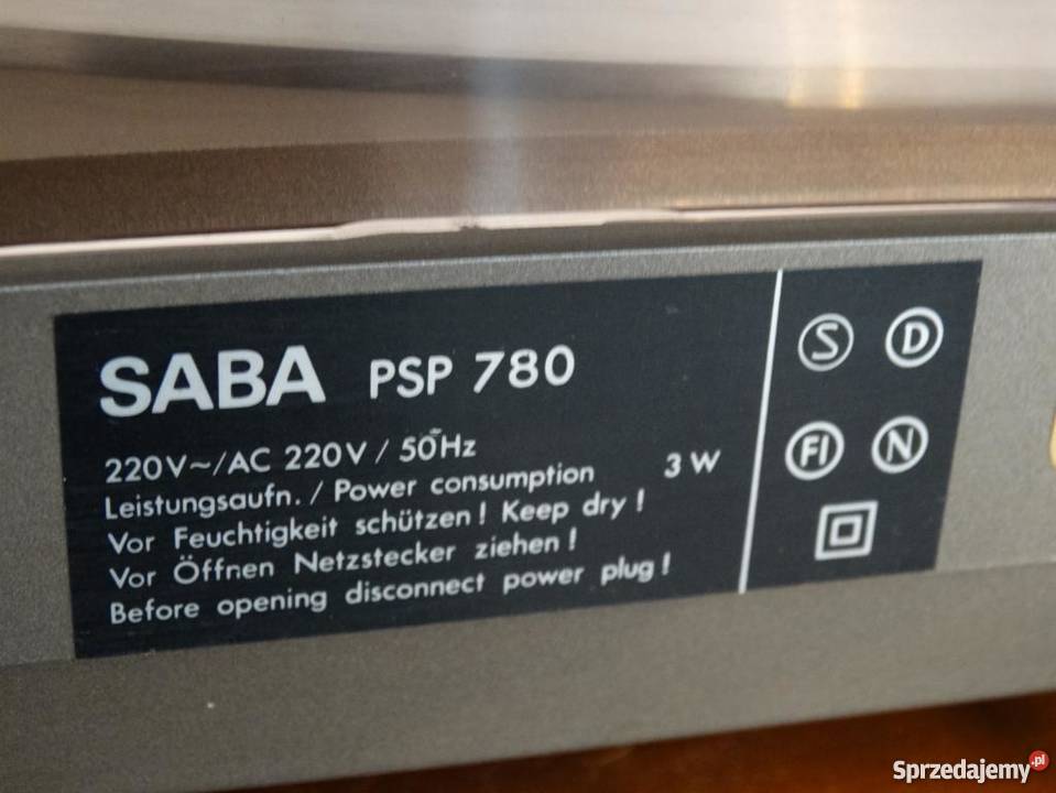 Gramofon SABA PSP780 automat sprawny WYSYŁKA Jasło
