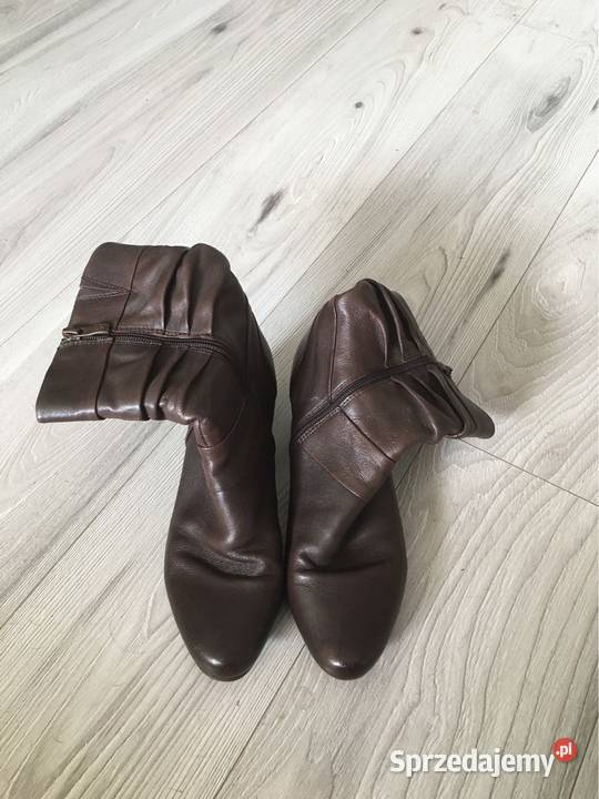 Damskie marszczone kozaki Caprice 40 małopolskie Skawina