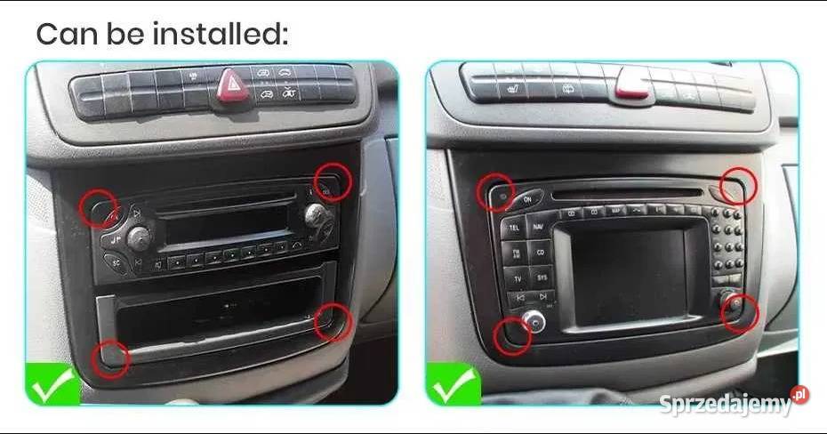 Radio Android 13 MercedesBenz Viano 0411 Vito Ożarowice