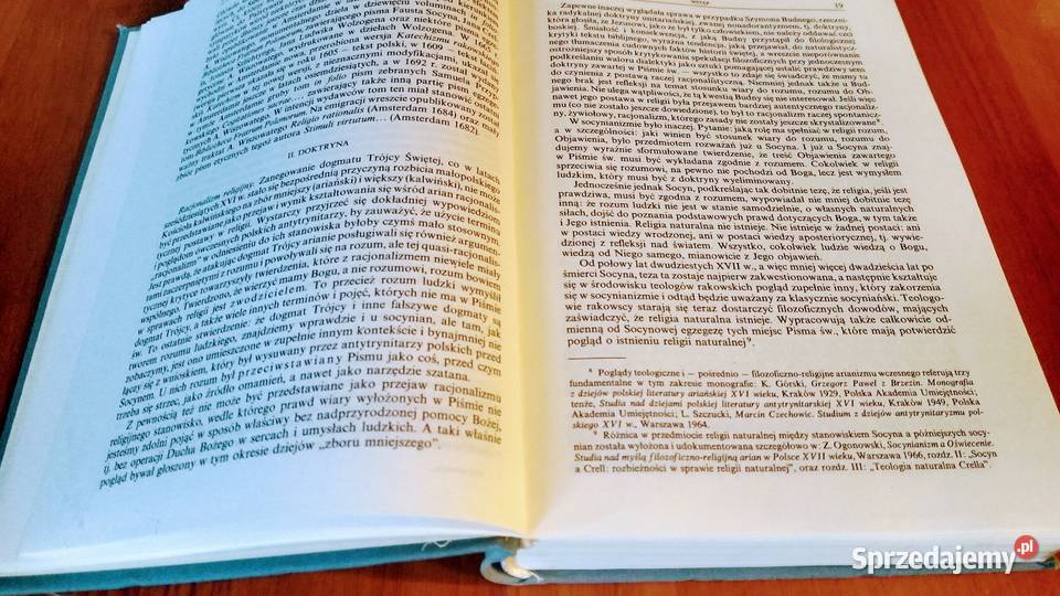 Myśl ariańska w Polsce XVII wieku antologia Gdańsk
