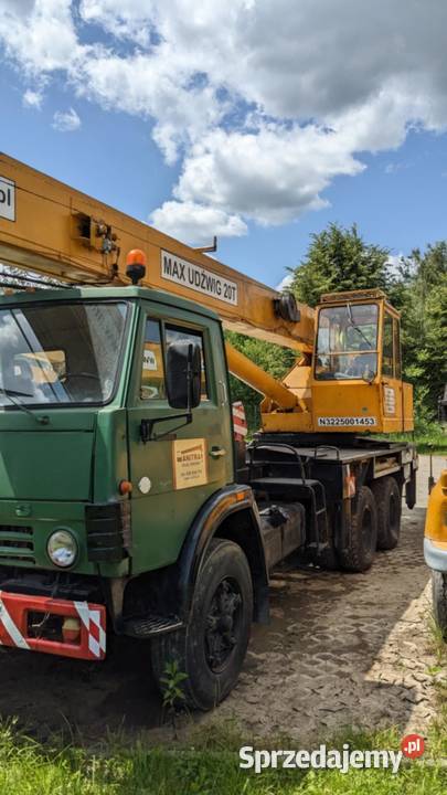 Żuraw Dźwig Samojezdny Kamaz 20 T małopolskie Wojnicz