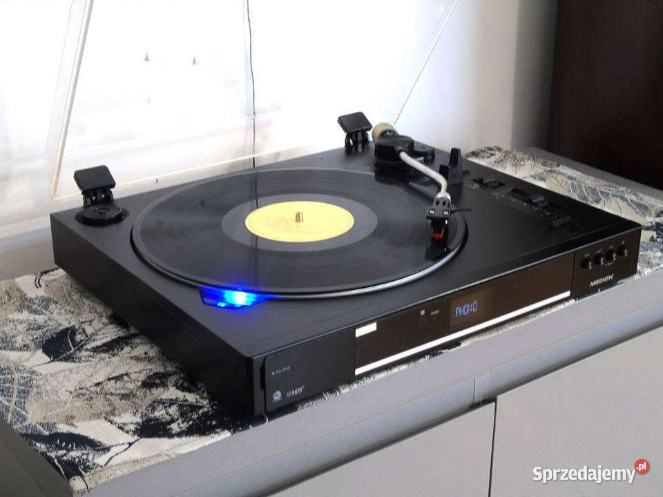 Gramofon USB mp3 rec Medion Automat DOSTAWA Elektronika Jasło