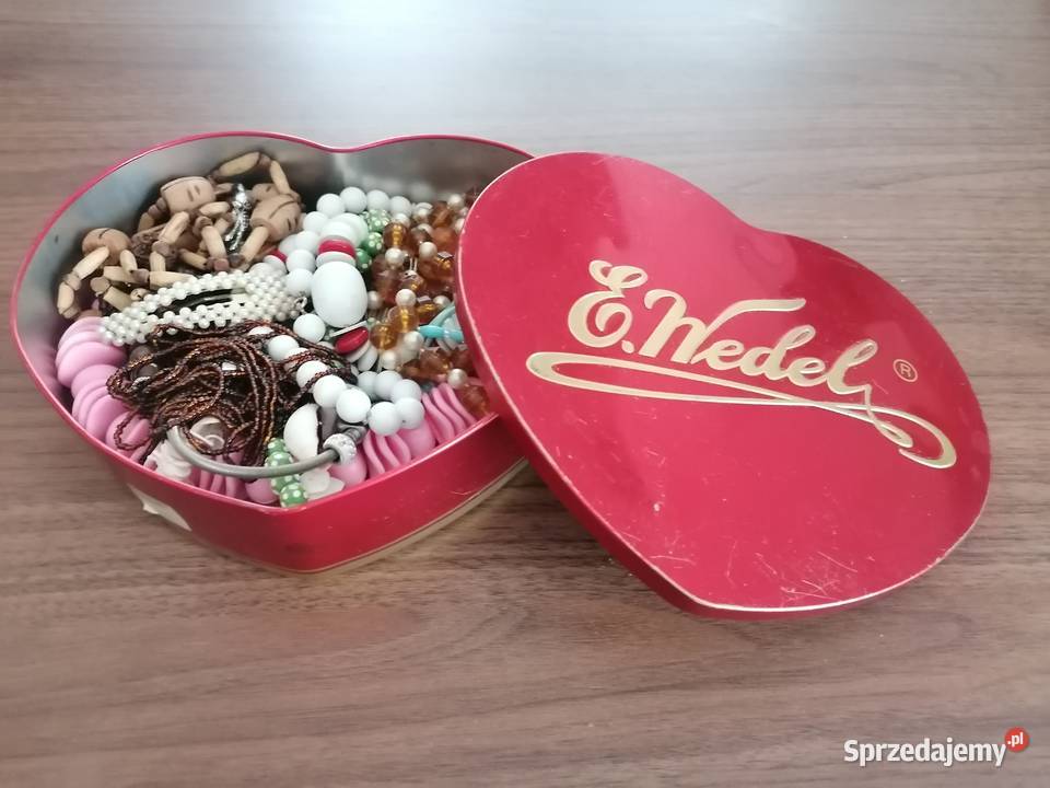 Puszka Pudełko metalowe w kształcie serca EWedel łódzkie