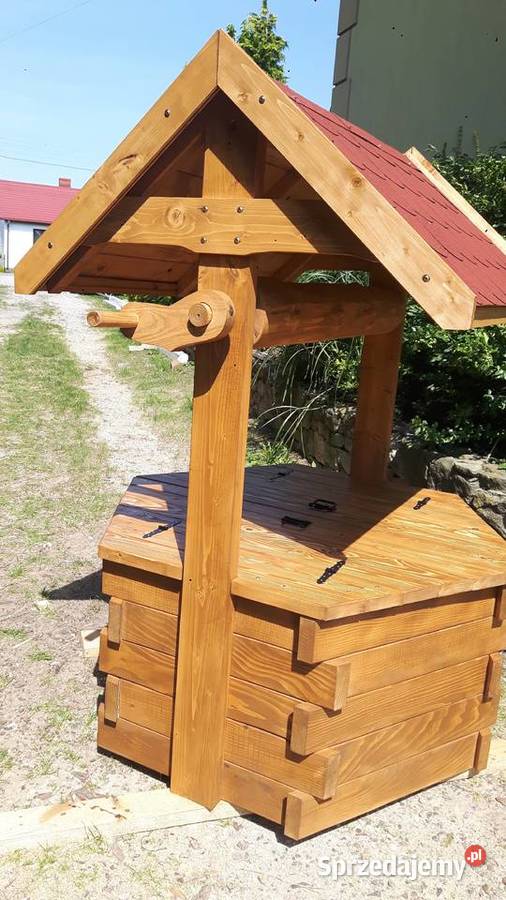 Studnia ogrodowa drewniana Mega solidna Pozostałe Pozostałe