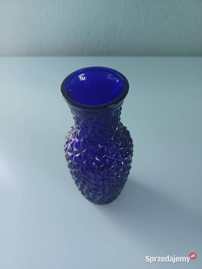 Wazonik lodowy grys kobaltowy