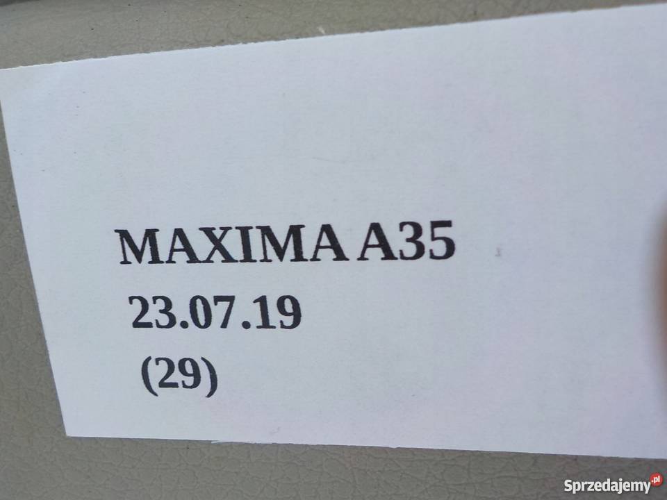 FOTEL FOTELE KANAPA KOMPLET NISSAN MAXIMA A35 fotele, kanapy Nowy Tomyśl