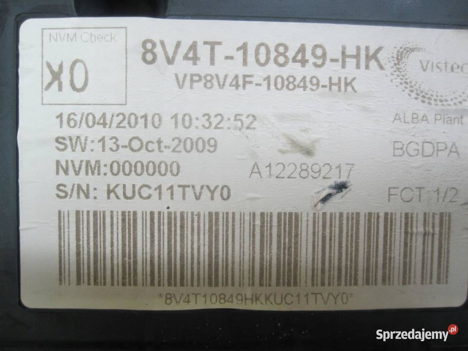 FORD KUGA MK1 I 20 TDCI 10r licznik zegary sprzedam