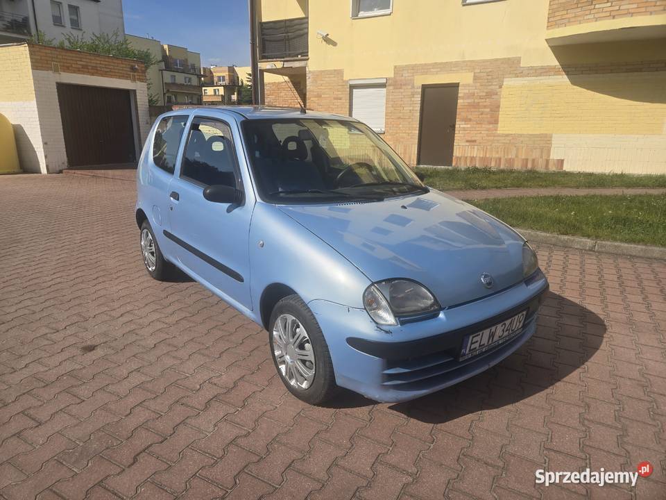 Fiat Seicento 11 benzyna 2001 długie opłaty łódzkie Łódź