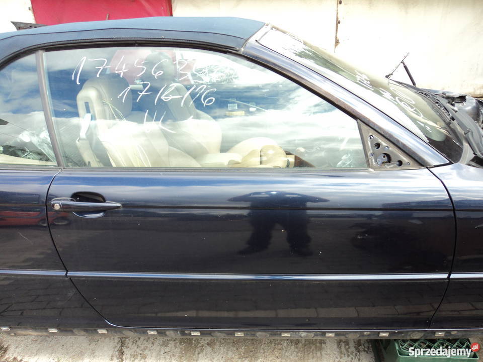 drzwi prawe lewe bmw e46 coupe cabrio orientblau Aleksandrów Łódzki sprzedam