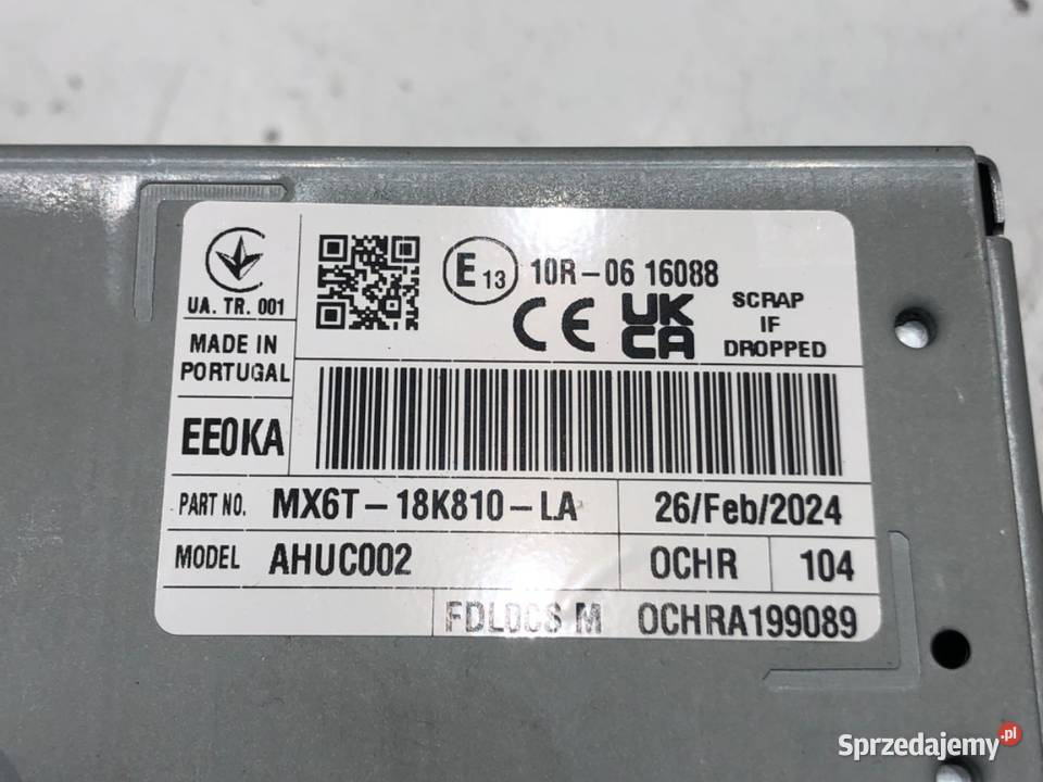 RADIO FORD FOCUS IV MX6T18K810LA ODTWARZACZ sprzedam