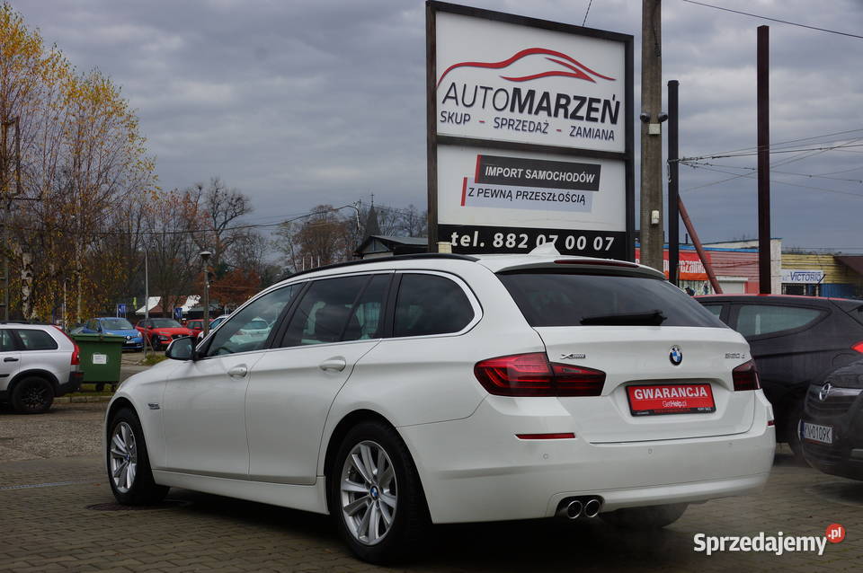 BMW 520d XDrive 20 Diesel 184 4x4 Lift Skóra światła do jazdy dziennej Nowy Sącz
