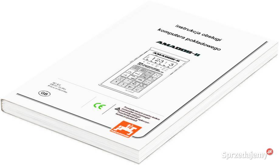 Amazone ED control Instrukcja katalog Szamotuły sprzedam