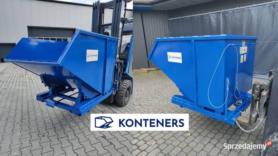 Kontener samowyładowczy do wózka widłowego 1000L